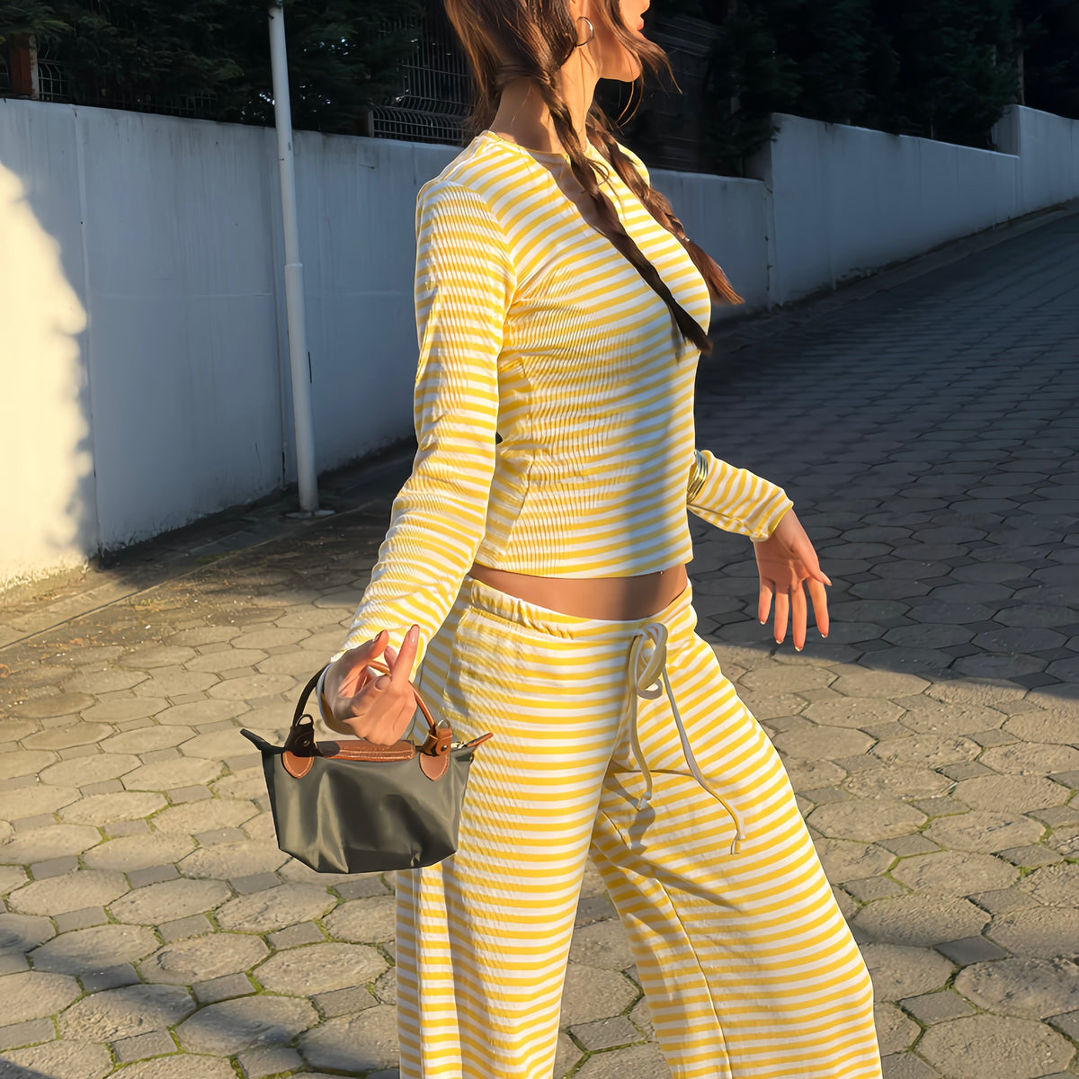 ÇİZGİLİ ÜST / UZUN KOLLU