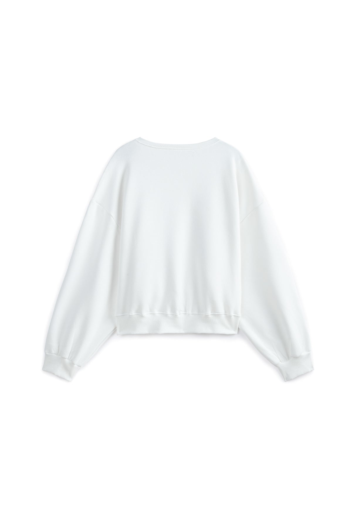 COTTON BASIC SWEATSHIRT