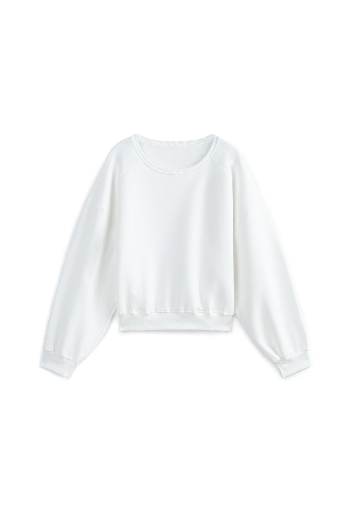 COTTON BASIC SWEATSHIRT